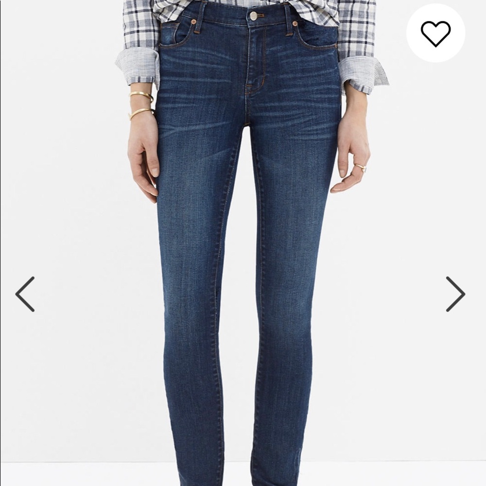 Madewell High Riser Skinny Skinny Jeans